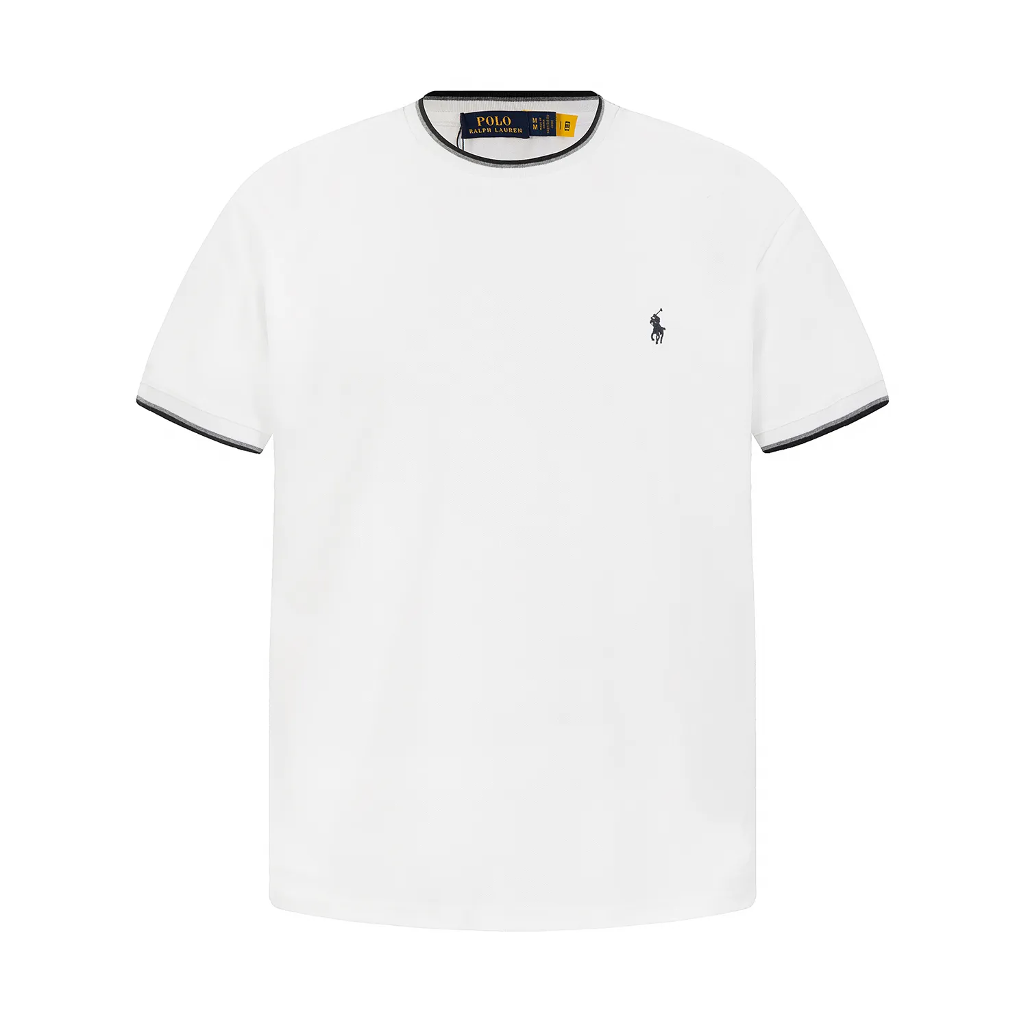 【 】 ：26209# ：White/Gray/Navy Blue Size：S XL Ralph Lauren/ 26 Classic Tee 26S ✅ Ralph Lauren 26ss New Arrival Same Style Classic Versatile Tee ✅